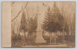Civil War Soldiers Monument Rockaway NJ RPPC c1905 Photo By Price Postcard Q28 - £15.85 GBP