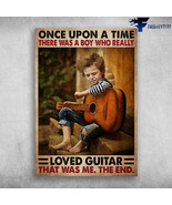 Boy Plays Guitar Once Upon A Time There Was A Boy Who Really Loved Guita... - £12.59 GBP