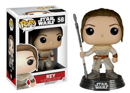 Funko POP! Star Wars Episode VII: Rey - Force Awakens Vinyl Bobble-Head ... - $12.08