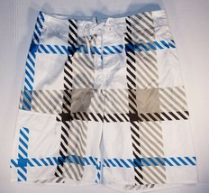 Joe Boxer Mens 30 Boardshorts, Polyester White Blue Tan Black Swim Trunks Shorts - £9.85 GBP