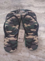 Chattiest Size 9 Womens Flip Flops Army-Brand New-SHIPS N 24 HOURS - £14.66 GBP