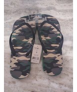 Chattiest Size 9 Womens Flip Flops Army-Brand New-SHIPS N 24 HOURS - $25.47 CAD