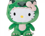 Hello Kitty 7 inches tall Plush Doll in Green Dinosaur Clothes. New w/tag - $16.65
