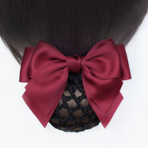 Elegant Fabric Butterfly Bow Hair Bun Holder - £5.11 GBP