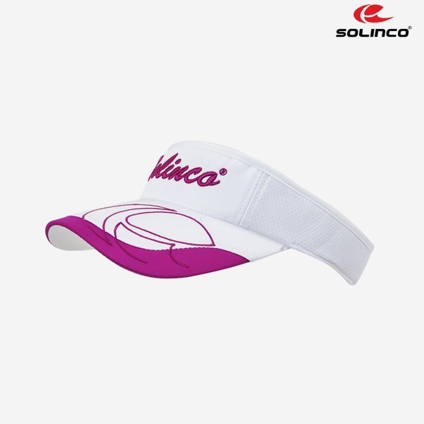 Solinco Sun Cap Unisex Tennis Visor Training Sports Headwear Hat White P... - $33.21