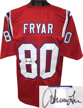 An item in the Toys & Hobbies category: Irving Fryar signed Red TB Custom Stitched Pro Style Football Jersey- JSA Witnes