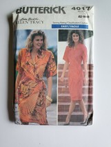 Butterick 4017 Dress Easy Sewing Pattern Size 12 - 16 Ellen Tracy Vintag... - $14.84