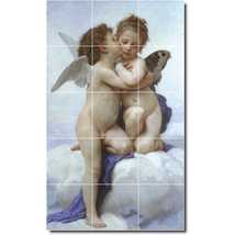 William Bouguereau Angel Painting Ceramic Tile Mural P00783 - £117.33 GBP+