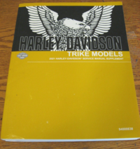2021 Harley-Davidson TRIKE Service Manual Supplement Free Wheeler FLRT X... - $123.75