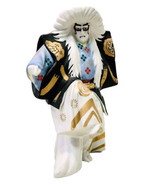 House Of Koshu Vintage 50s Porcelain Bisque Kabuki Japanese Lion Dancer ... - £55.26 GBP