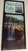 Vintage Noccalula Falls Brochure Gadsden Alabama BRO13 - £10.04 GBP