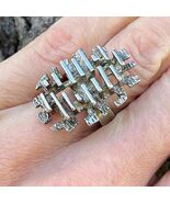 1970s Unisex Silver Ring Mid Century Rings OFFeR WELCOME! gIFT bOX ! - $325.72 CAD