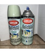 Krylon Fusion For Plastic Gloss 12 Oz Each Lot Of 2 Honeydew Spray Paint - $59.39