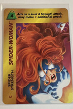 Marvel Overpower New 1995 Spider Women Spider Strength Character Card #AA C - £1.59 GBP