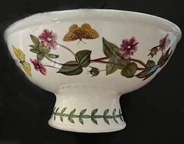 Portmeirion Botanic Garden Footed Pedestal Bowl Daisy Compote CottageCor... - $275.16 MXN