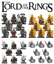 LOTR Dwarves Elf Uruk-hai Gondor Soldiers Army Set 8 DIY Minifigure Toys Gift - £21.21 GBP