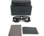 Persol Sunglasses JEAN 3310-S 24/B1 Shiny Havana Frames with Black Lense... - $172.49