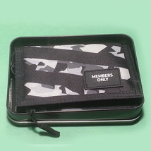 Members Only Canvas Camouflage tri-fold wallet RFID protection New in Box  - £18.59 GBP