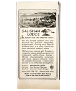 1969 Salishan Lodge Hotel Oregon Advertisement Vintage Resort Travel G2B - $19.99
