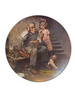 Vtg 1978 Norman Rockwell The Cobbler Heritage Collector Plate Fine Knowl... - $24.21