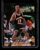 Vintage 1995 Classic Rc Autograph Basketball Card Randy Rutherford Cowboys Le - £6.72 GBP
