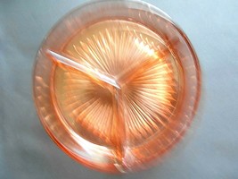 Vintage Pink Depression Glass Divided CANDY/ Nut Dish - £5.56 GBP