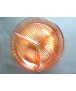 VINTAGE PINK DEPRESSION GLASS DIVIDED CANDY/ NUT DISH - £5.45 GBP
