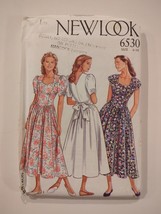 New Look 6530 Misses Long Dress Sweetheart Neck Sewing Pattern Size 6-18 - $9.49