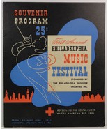 Philadelphia Music Festival Souvenir Program June 1, 1945 - £23.97 GBP