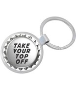 Take Your Top Off Keychain - Includes 1.25 Inch Loop for Keys or Backpack - $14.73 CAD