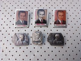 Nikola Tesla Vintage Pins Science Memorabilia Nikola Tesla Inventor Pin ... - £11.93 GBP