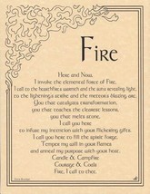 Fire Invocation Poster - £16.78 GBP