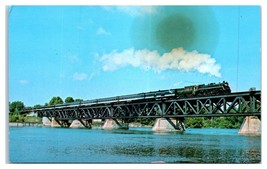 Canadian National Railroad Bullet Nose Betty Richelieu River Postcard - $4.94