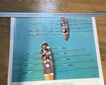James Willebrant Rowers Rowing Poster Robin Gibson Gallery Exhibition 1982 - £98.62 GBP