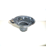 Antique Graniteware Jar Filler...motteledgray...handle - $21.78
