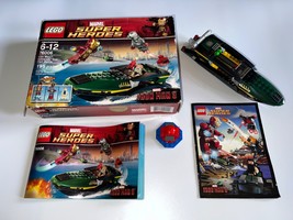 Lego Super Heroes: Iron Man: Extremis Sea Port Battle (76006) No Minifigs Box - £19.56 GBP