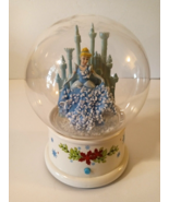 Gemmy Disney Cinderella Waterless Musical Snow Globe Fan Powered - £12.42 GBP