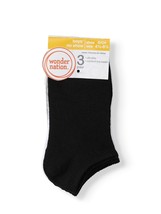 Wonder Nation Boys No Show Socks 3 Pack Ultra Lite SMALL Shoe Size 4.5-8.5  - £8.40 GBP