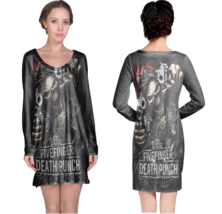 5 finger death punch Sexy Long Sleeve Nightdress - £18.01 GBP