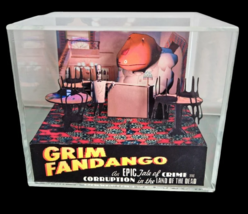 Grim Fandango - 3D Cube Handmade Diorama - Video Games - Shadowbox - £54.67 GBP