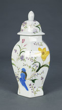 AA Importing Birds and Flowers Hexagonal Ginger Jar with Lid - £94.55 GBP
