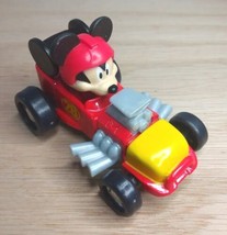 Disney Mickey Mouse Club 28 Hot Rod Racer Roadster Diecast Car Mattel 2016 - £6.96 GBP