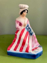 Early Americana Betsy Ross Decorative Liquor Bottle Ezra Brooks Heritage... - $19.99