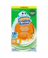 2X Scrubbing Bubbles Fresh Brush Citrus Scent Toilet Wand Refill Heads 1... - $280.24 MXN