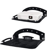 Floating Shelf For Projector Wall Mount, 90-Degree Foldable, Loading, Black - $34.97
