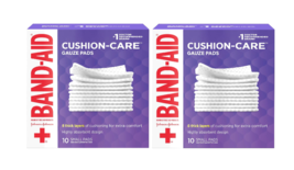Band Aid Brand Cushion Care Non Stick Gauze Pads, Individually Wrapped, ... - $10.44