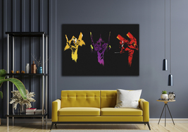 Neon Genesis Evangelion Canvas Poster, Wall Art, Wall Decor, Room Decor - £53.48 GBP