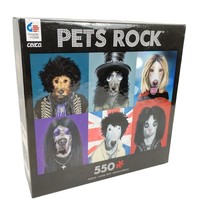 Ceaco Pets Rock Famous Alternative and Metal Musicians 550 Piece Jigsaw Puzzle - $18.46