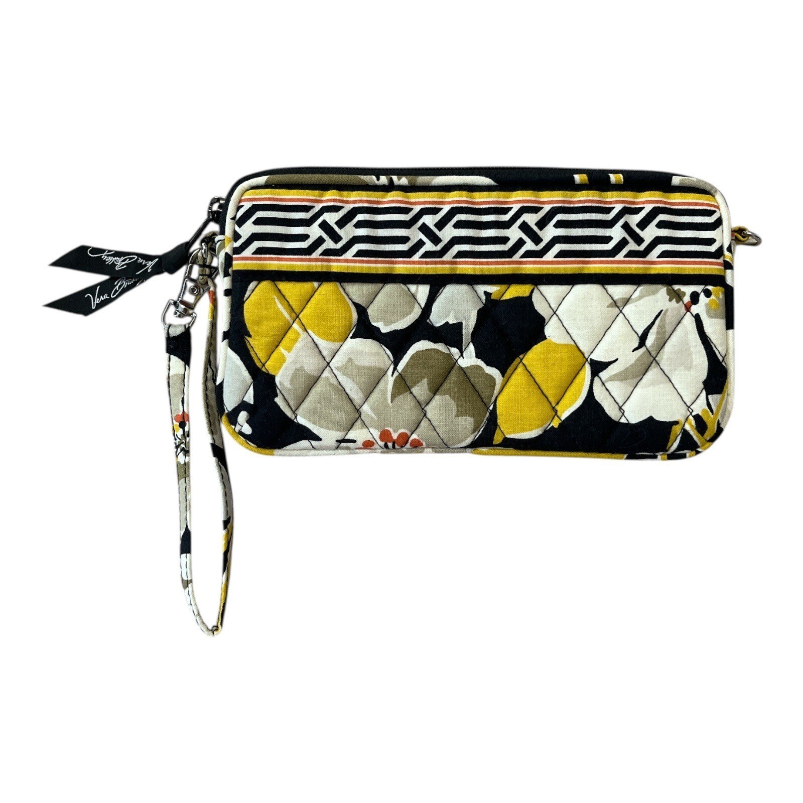 Vera Bradley Little Flap Wristlet Va Va Bloom Floral Quilted Cotton Reti... - $20.00