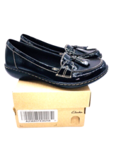 Clarks Ashland Bubble Slip-on Loafers- Black Patent Leather, US 7N - £23.18 GBP